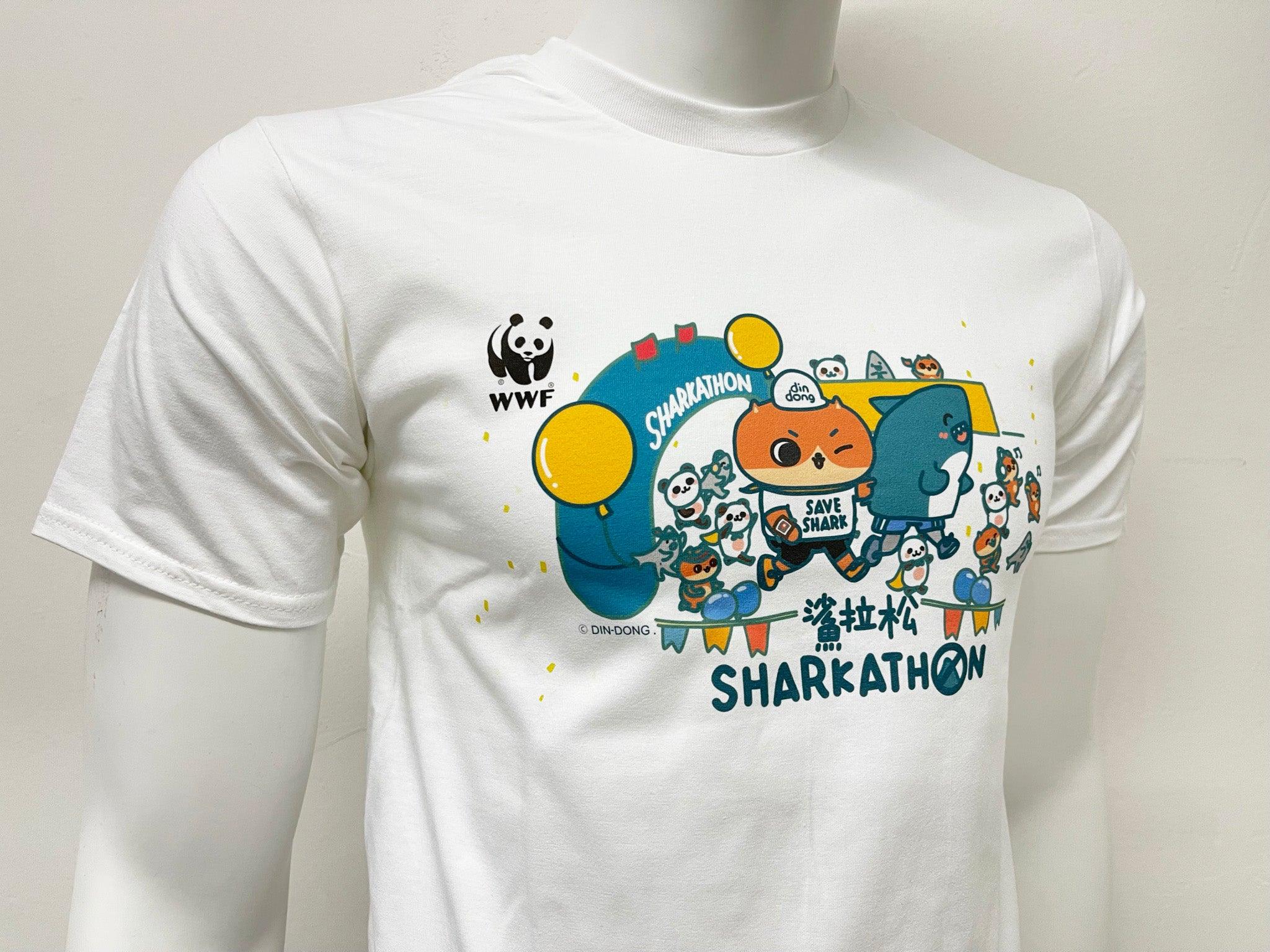 WWF 鯊拉松2022 T恤 - 香港印衫,服裝訂造專門店