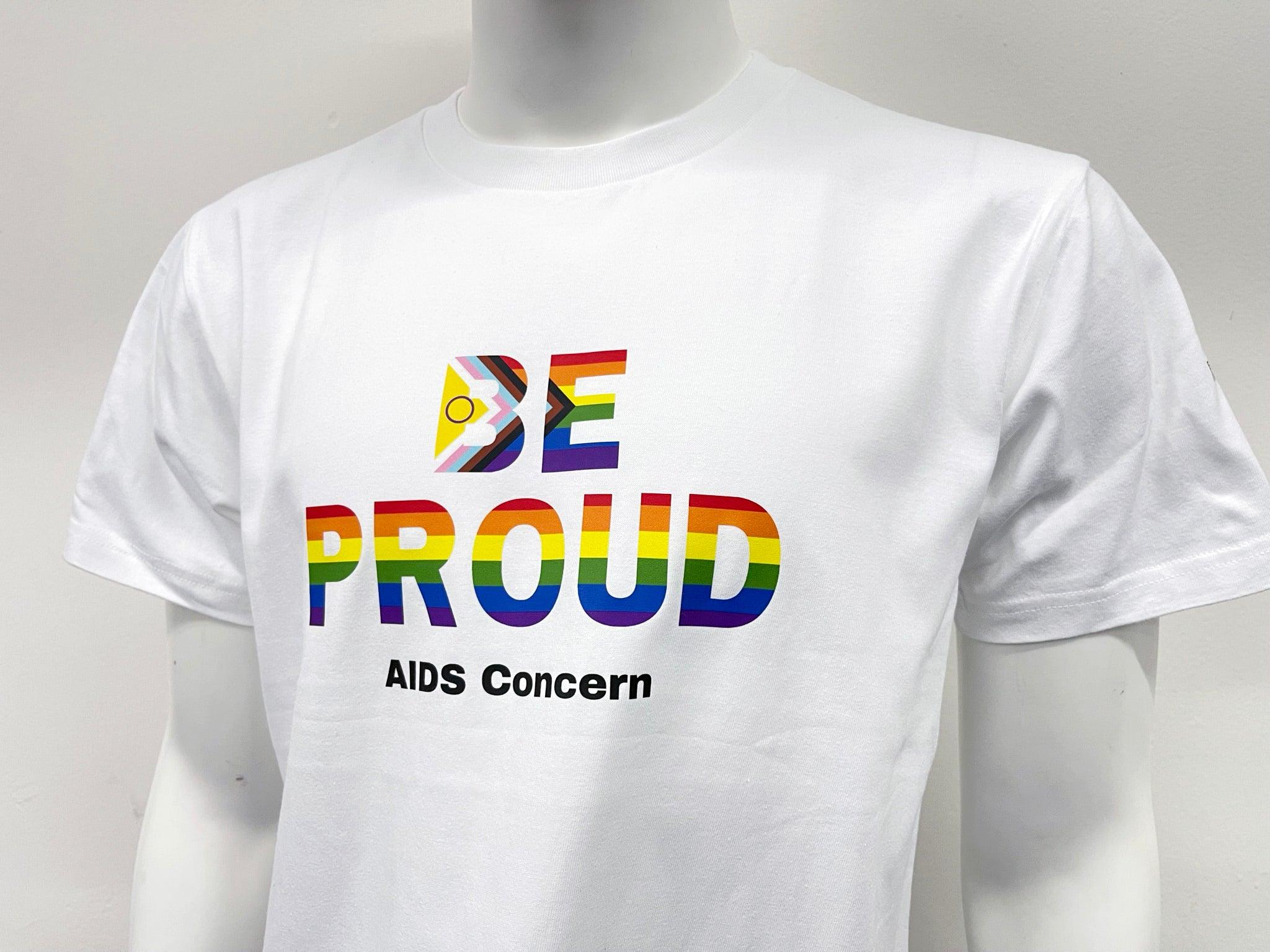 BE PROUD 關懷愛滋 T恤 - Hong Kong Production Limited 香港製品有限公司