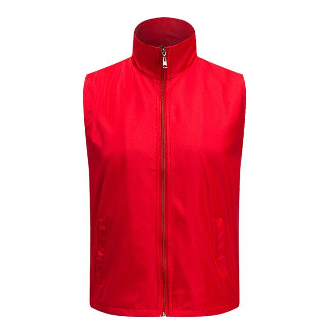 VM005 - 雙層拉鏈背心外套(10種顏色) -香港印衫 | 印tee | 班衫 | Ocamp tee | 制服訂造