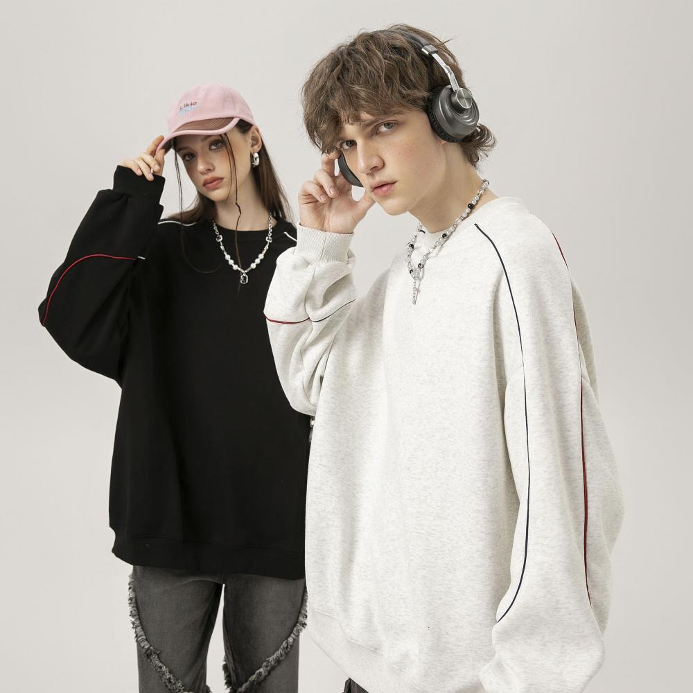 380g重磅落肩成人長袖成人圓領衞衣- WY803