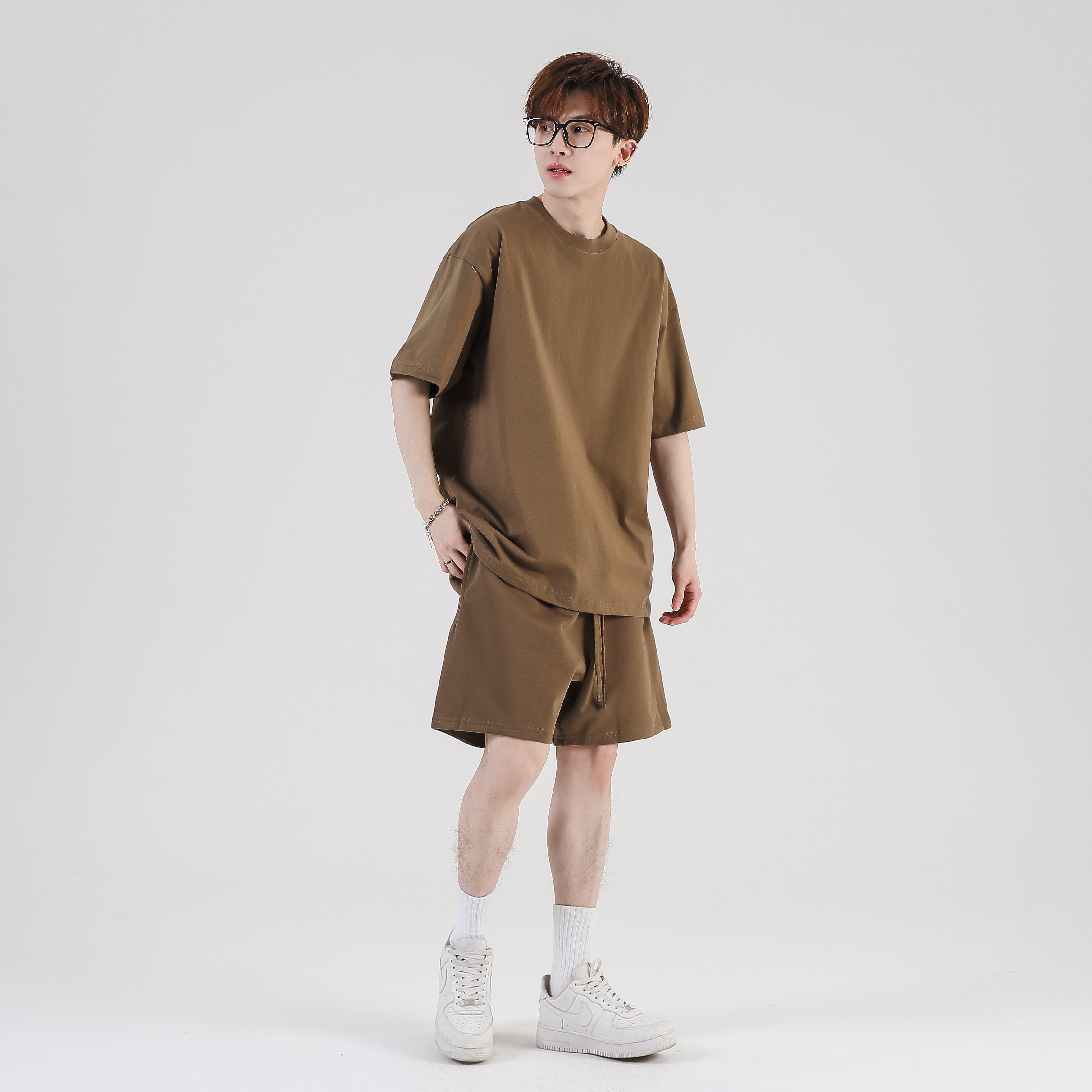 LL 245g 高品質厚版全棉成人短袖圓領T恤 - LL2450