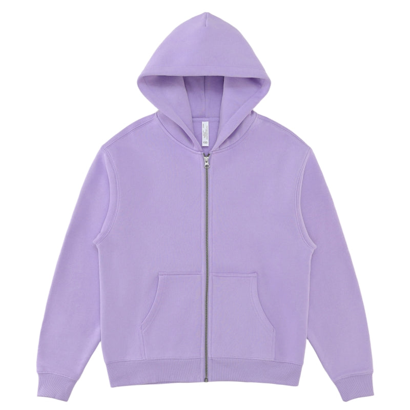 LL 350g High Quality Fleece Kids Full Zip Hooded Sweatshirt - LL860b