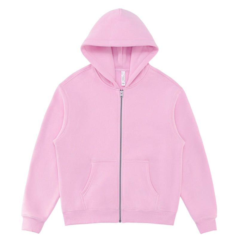 LL 350g High Quality Fleece Kids Full Zip Hooded Sweatshirt - LL860b
