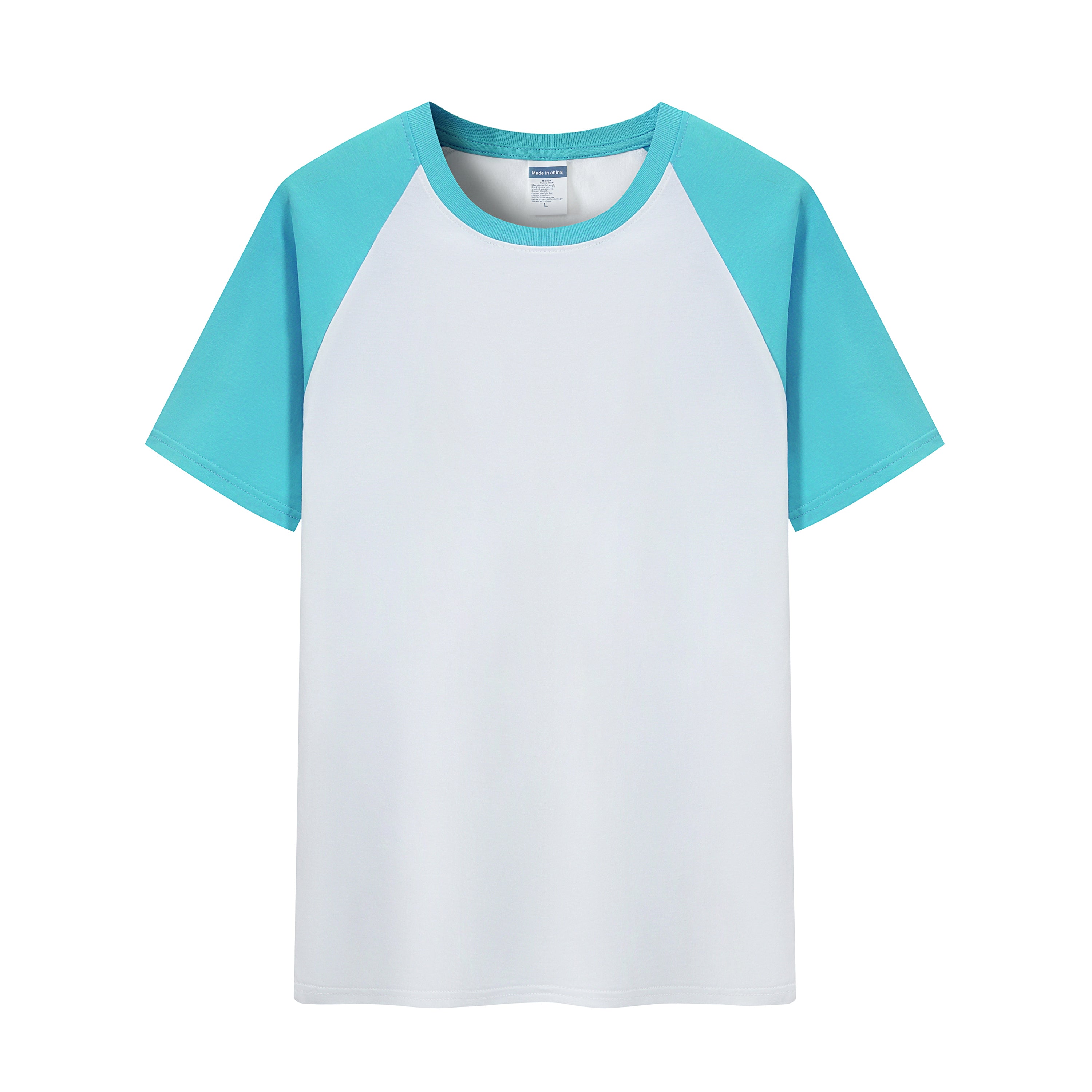 783 - 200g Cotton Weave Short Sleeve Crew Neck Raglan T-Shirt for Kids and Adults (Slim Fit)