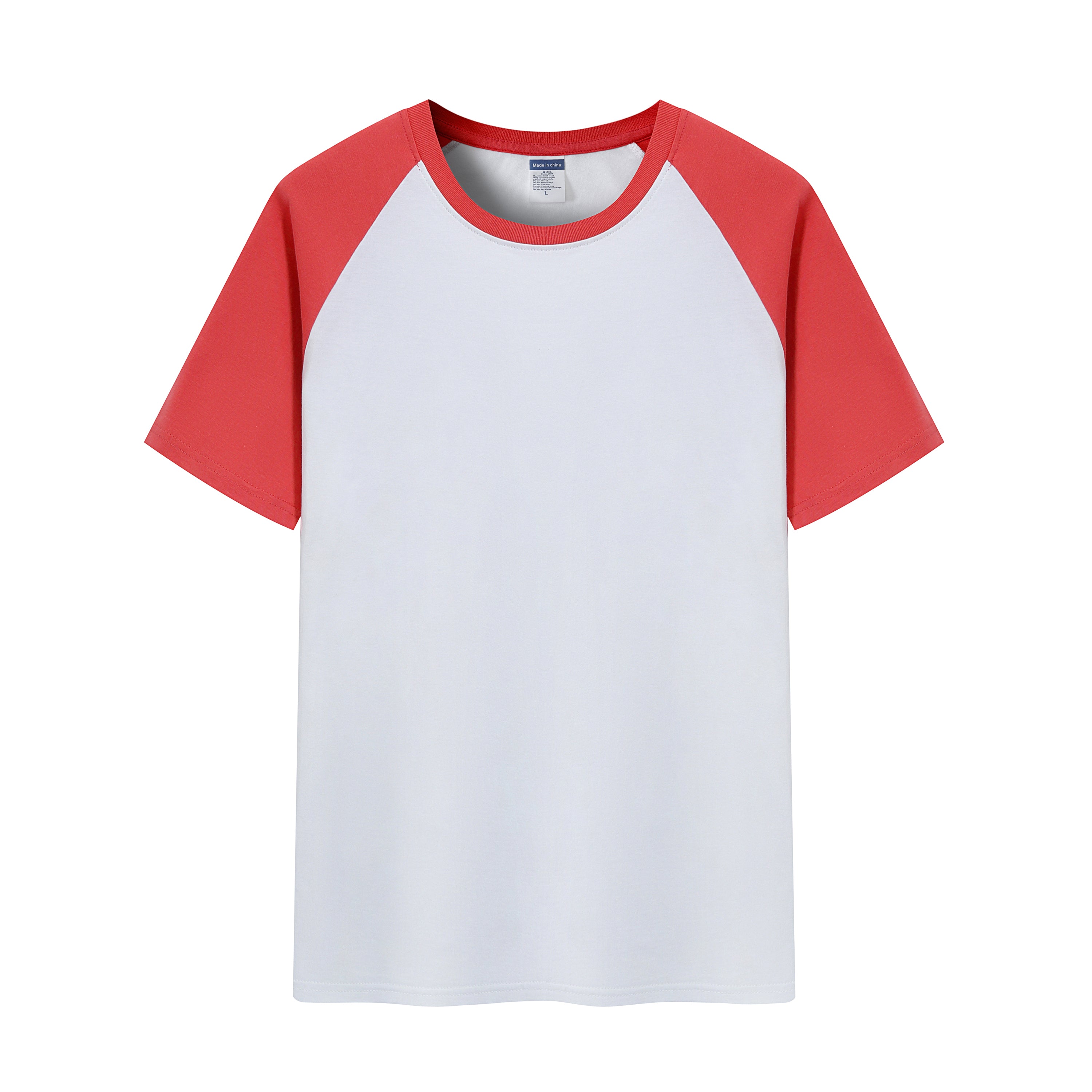 783 - 200g Cotton Weave Short Sleeve Crew Neck Raglan T-Shirt for Kids and Adults (Slim Fit)