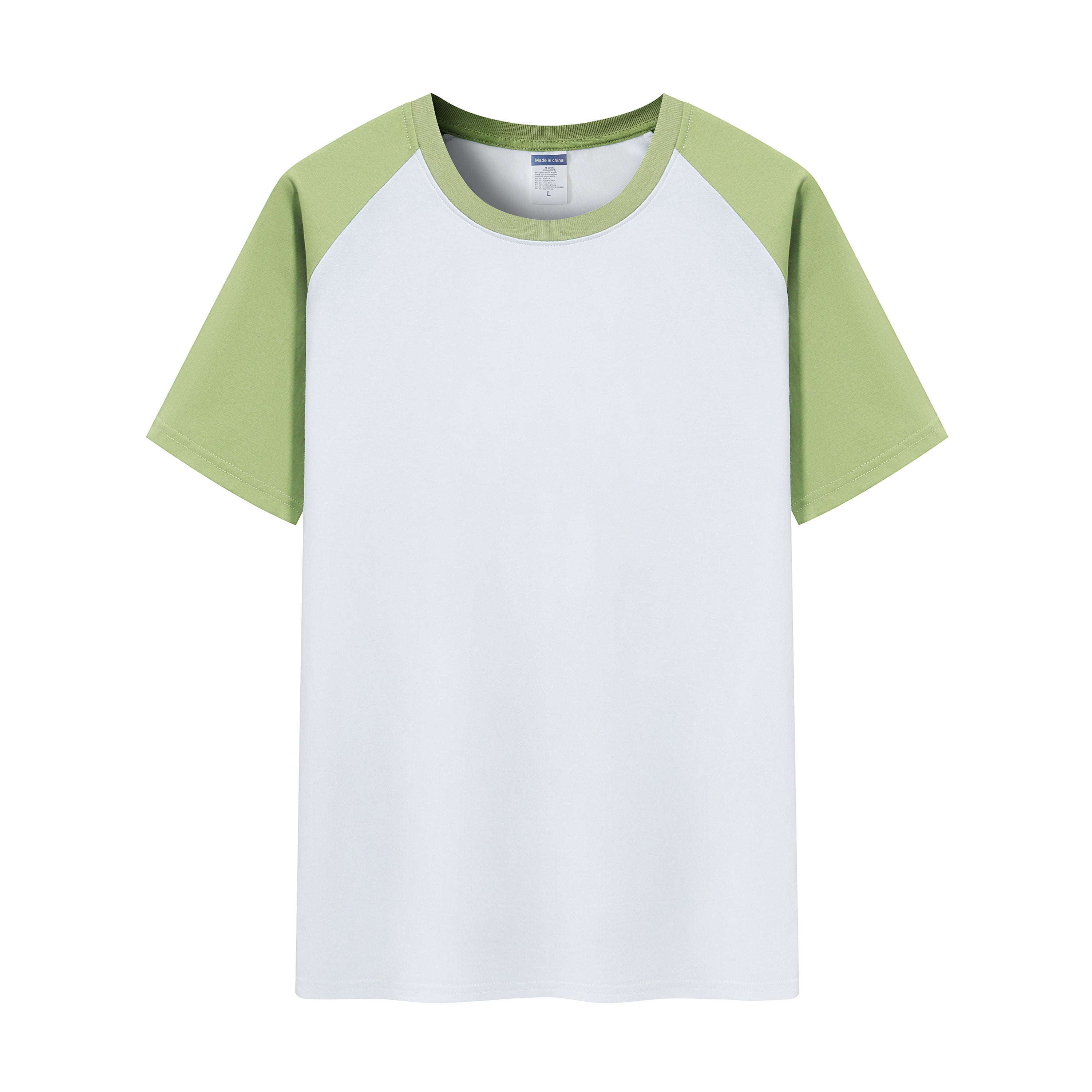 783 - 200g Cotton Weave Short Sleeve Crew Neck Raglan T-Shirt for Kids and Adults (Slim Fit)