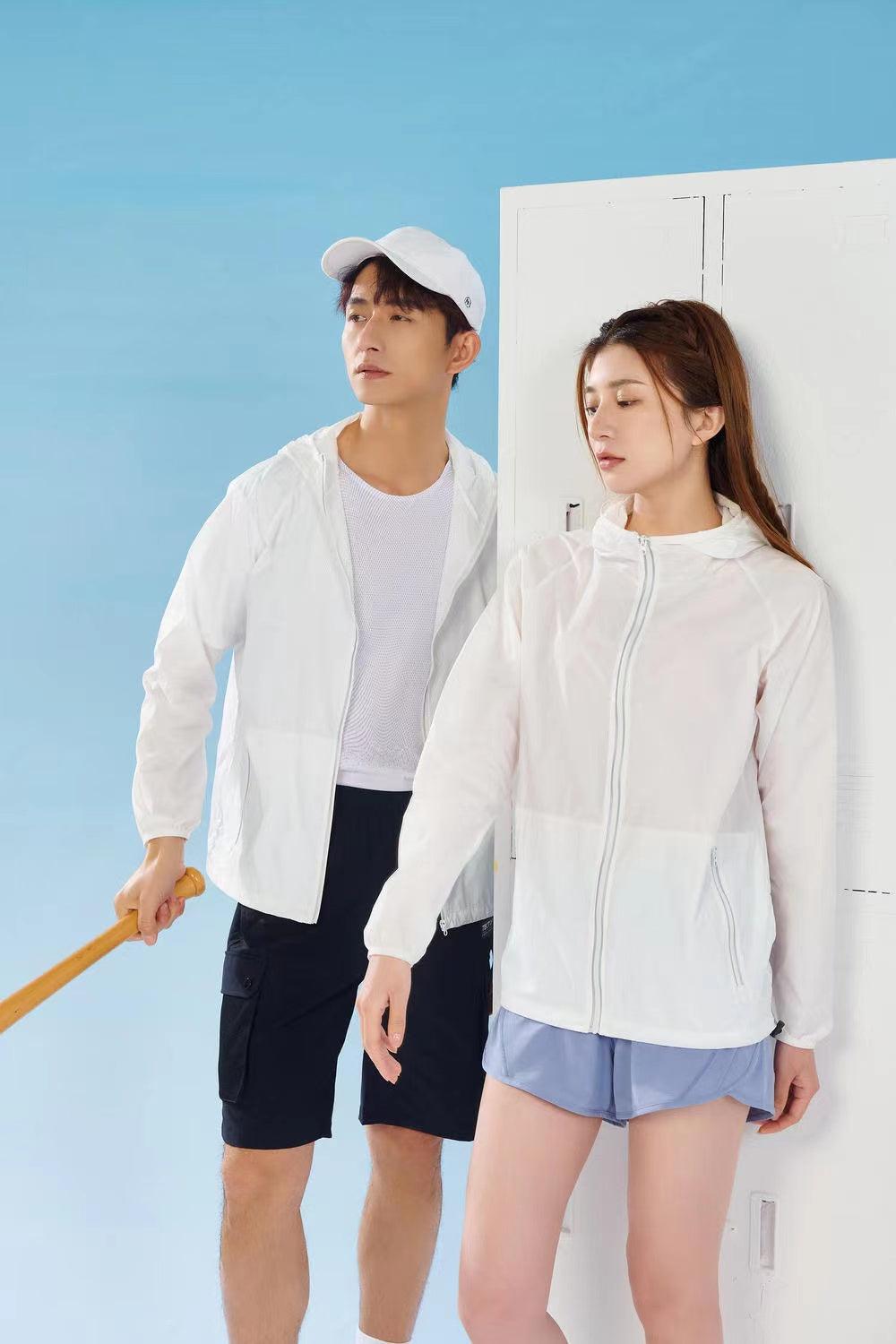 JK816 - 有帽單層透氣皮膚風衣 -香港印衫 | 印tee | 班衫 | Ocamp tee | 制服訂造