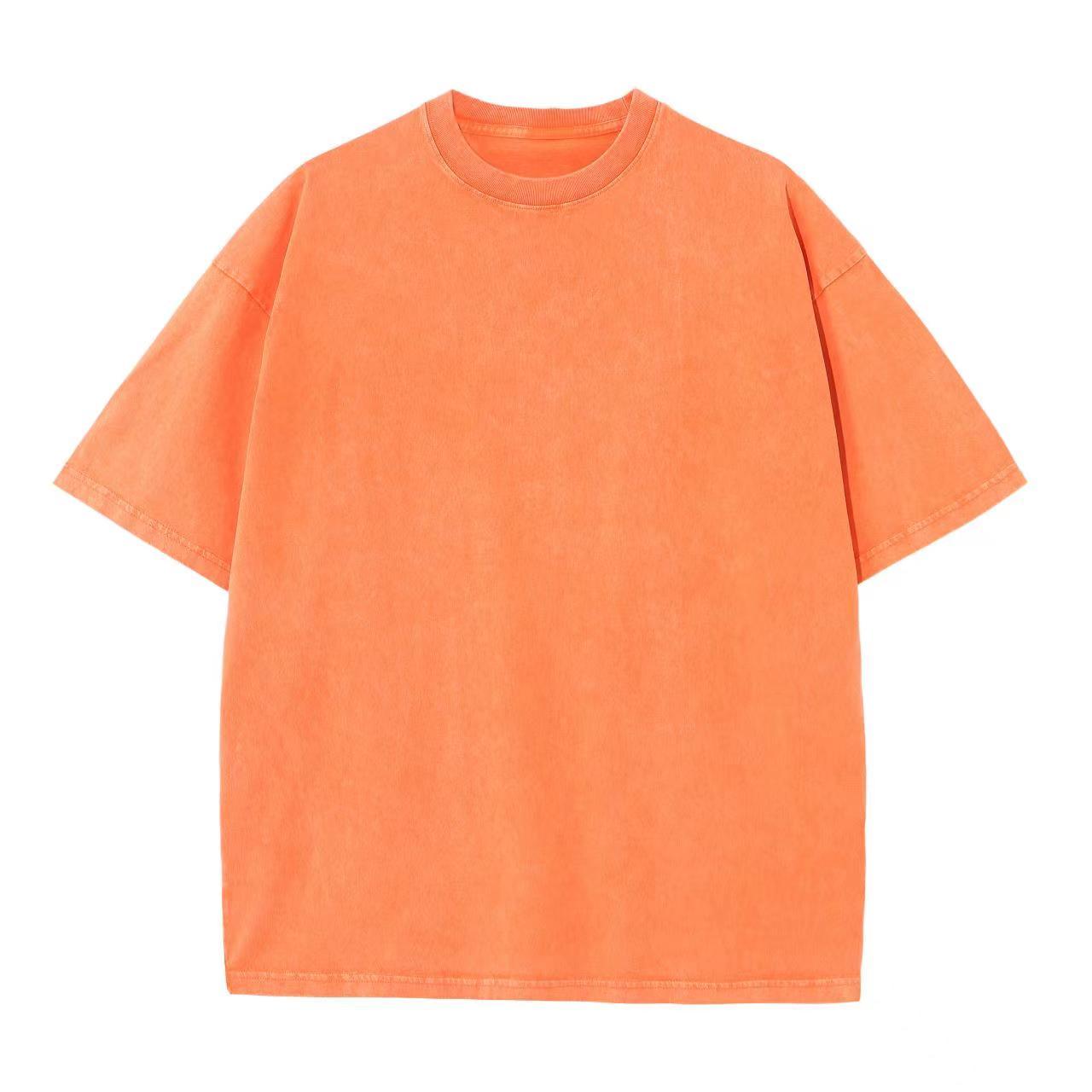 YB023 - 230g 重磅全棉洗水做舊圓領短袖T恤 -香港印衫 | 印tee | 班衫 | Ocamp tee | 制服訂造