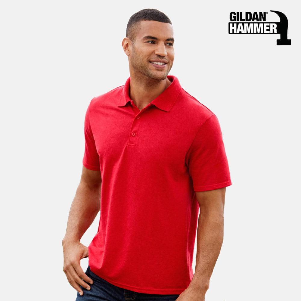 GILDAN 220g 全棉雙珠地成人短袖POLO恤-GD858A0