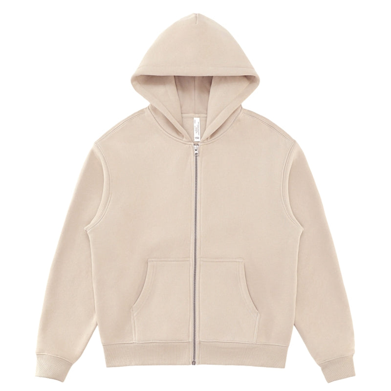 LL 350g High Quality Fleece Kids Full Zip Hooded Sweatshirt - LL860b