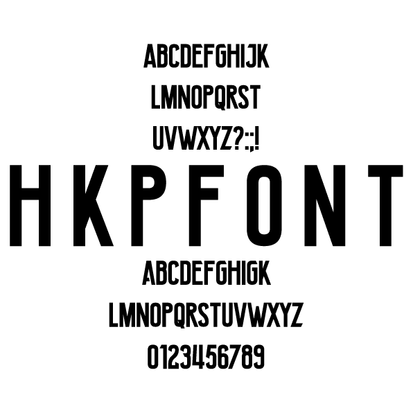 Fonts 字體選擇 -香港印衫 | 印tee | 班衫 | Ocamp tee | 制服訂造