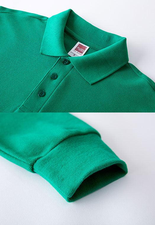 BP0003 - BLANK KING 220g 全棉珠地成人長袖POLO恤 -香港印衫 | 印tee | 班衫 | Ocamp tee | 制服訂造