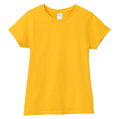 GD7600L - GILDAN 180g 全棉平紋女裝短袖圓領T恤 -香港印衫 | 印tee | 班衫 | Ocamp tee | 制服訂造