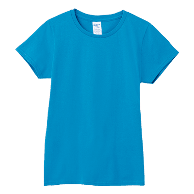 GD7600L - GILDAN 180g 全棉平紋女裝短袖圓領T恤 -香港印衫 | 印tee | 班衫 | Ocamp tee | 制服訂造