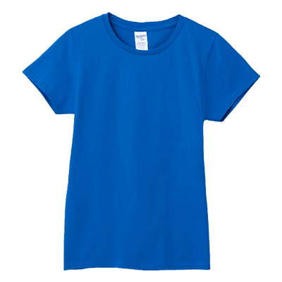 GD7600L - GILDAN 180g 全棉平紋女裝短袖圓領T恤 -香港印衫 | 印tee | 班衫 | Ocamp tee | 制服訂造