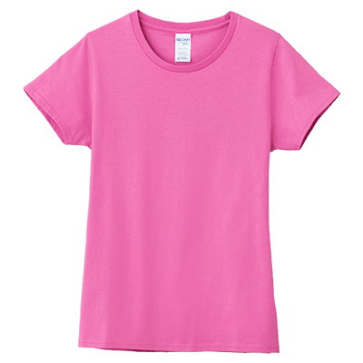 GD7600L - GILDAN 180g 全棉平紋女裝短袖圓領T恤 -香港印衫 | 印tee | 班衫 | Ocamp tee | 制服訂造