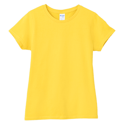 GD7600L - GILDAN 180g 全棉平紋女裝短袖圓領T恤 -香港印衫 | 印tee | 班衫 | Ocamp tee | 制服訂造