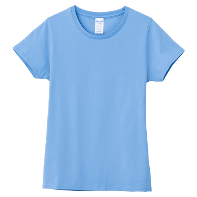 GD7600L - GILDAN 180g 全棉平紋女裝短袖圓領T恤 -香港印衫 | 印tee | 班衫 | Ocamp tee | 制服訂造