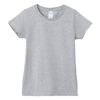 GD7600L - GILDAN 180g 全棉平紋女裝短袖圓領T恤 -香港印衫 | 印tee | 班衫 | Ocamp tee | 制服訂造