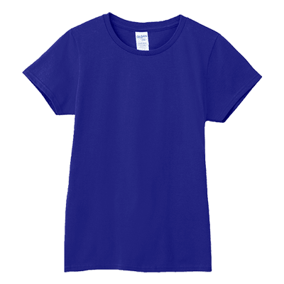 GD7600L - GILDAN 180g 全棉平紋女裝短袖圓領T恤 -香港印衫 | 印tee | 班衫 | Ocamp tee | 制服訂造