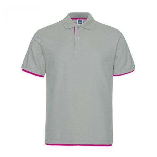 BP0006 - BLANK KING 195g CVC珠地成人短袖拼色POLO恤 -香港印衫 | 印tee | 班衫 | Ocamp tee | 制服訂造