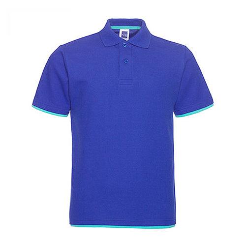 BP0006 - BLANK KING 195g CVC珠地成人短袖拼色POLO恤 -香港印衫 | 印tee | 班衫 | Ocamp tee | 制服訂造
