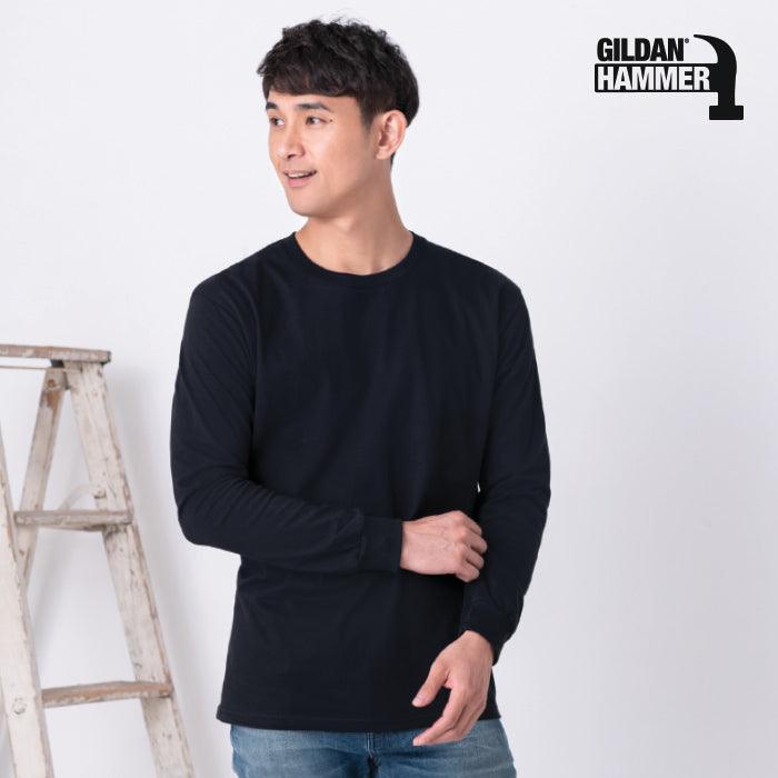 HA40 - GILDAN HAMMER 210g 全棉平紋長袖T恤 -香港印衫 | 印tee | 班衫 | Ocamp tee | 制服訂造