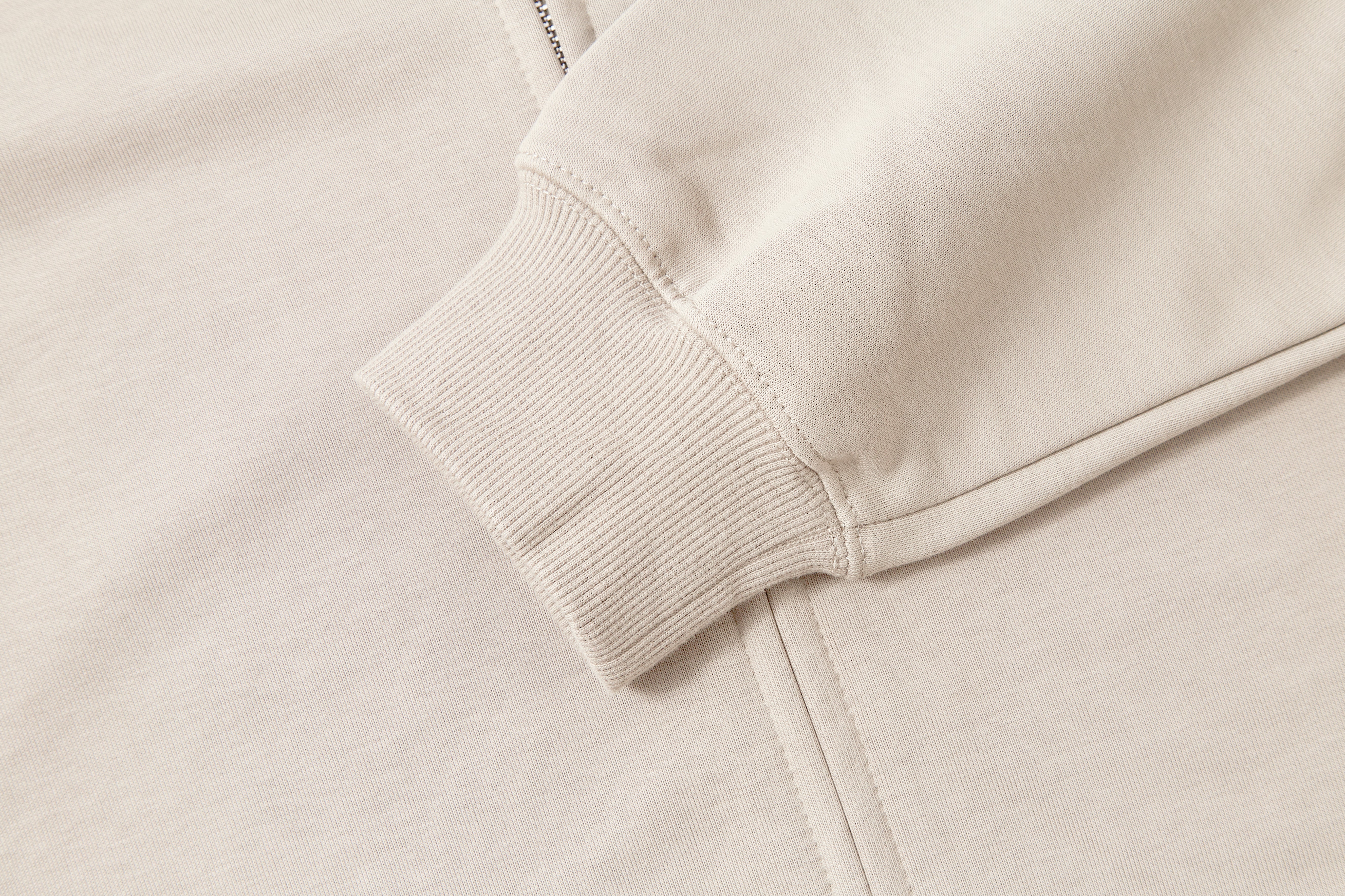 330g 時尚成人長袖毛圈Oversized有帽拉鏈衞衣 - K1020L