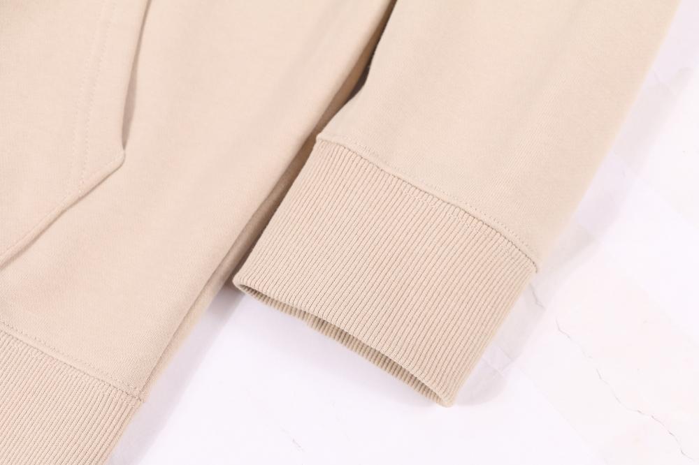 350g 成人長袖毛圈有帽拉鏈衞衣 - YB860