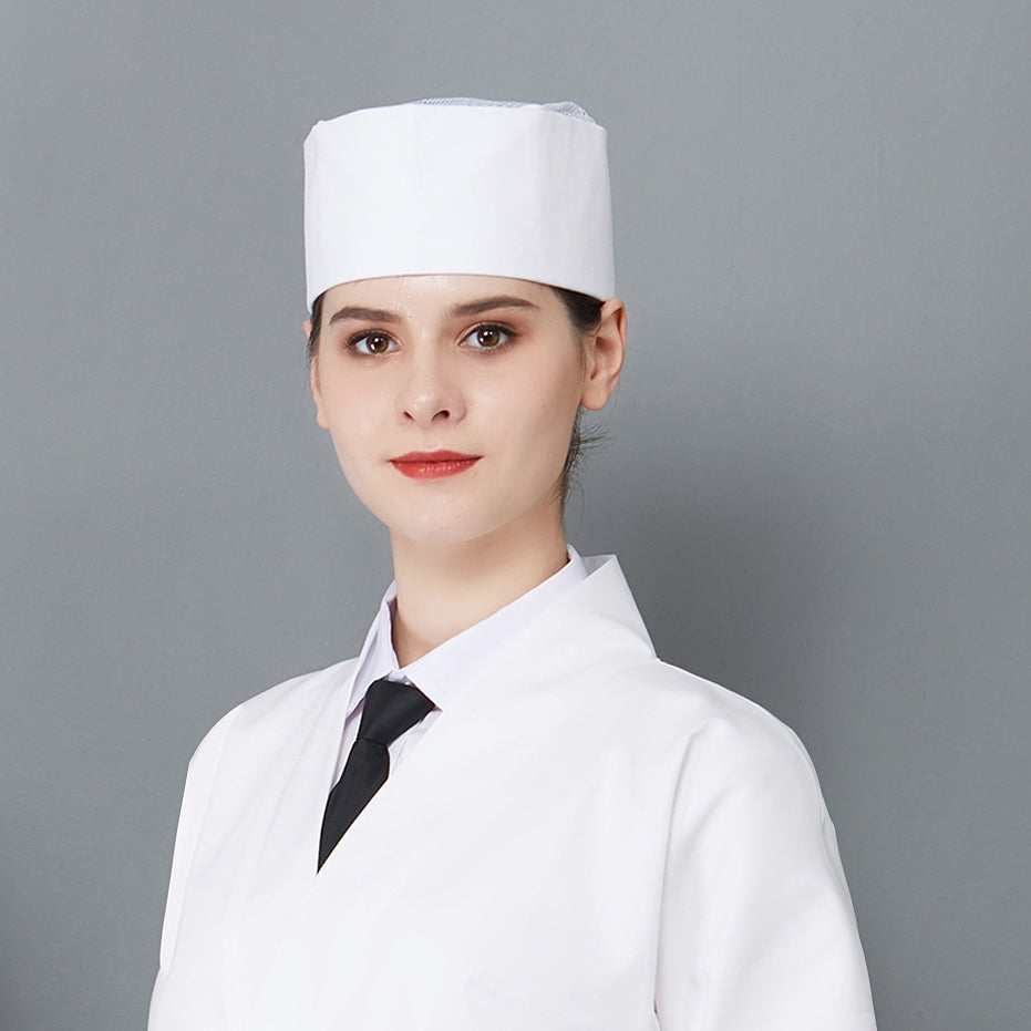 CP025 - Breathable Mesh Japanese Chef Kitchen Hat