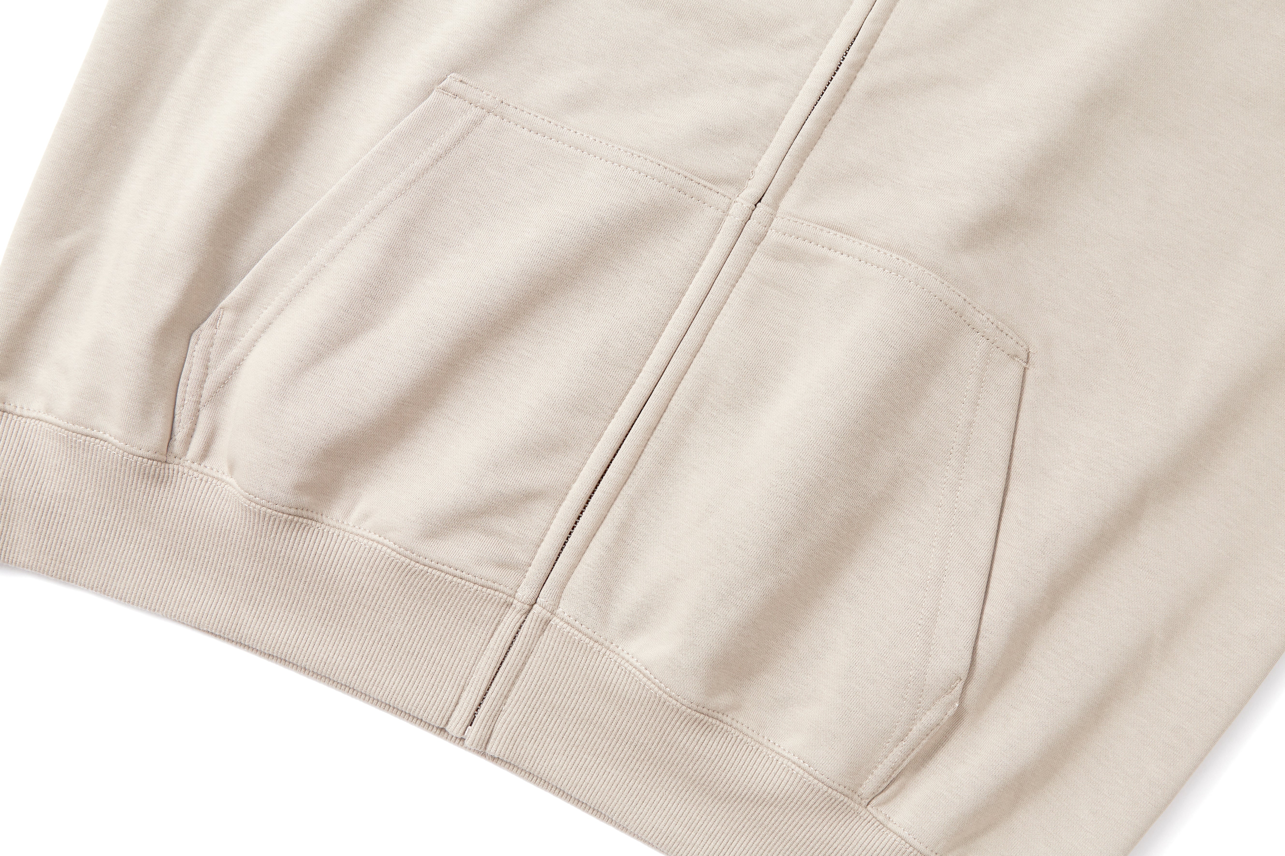 330g 時尚成人長袖毛圈Oversized有帽拉鏈衞衣 - K1020L