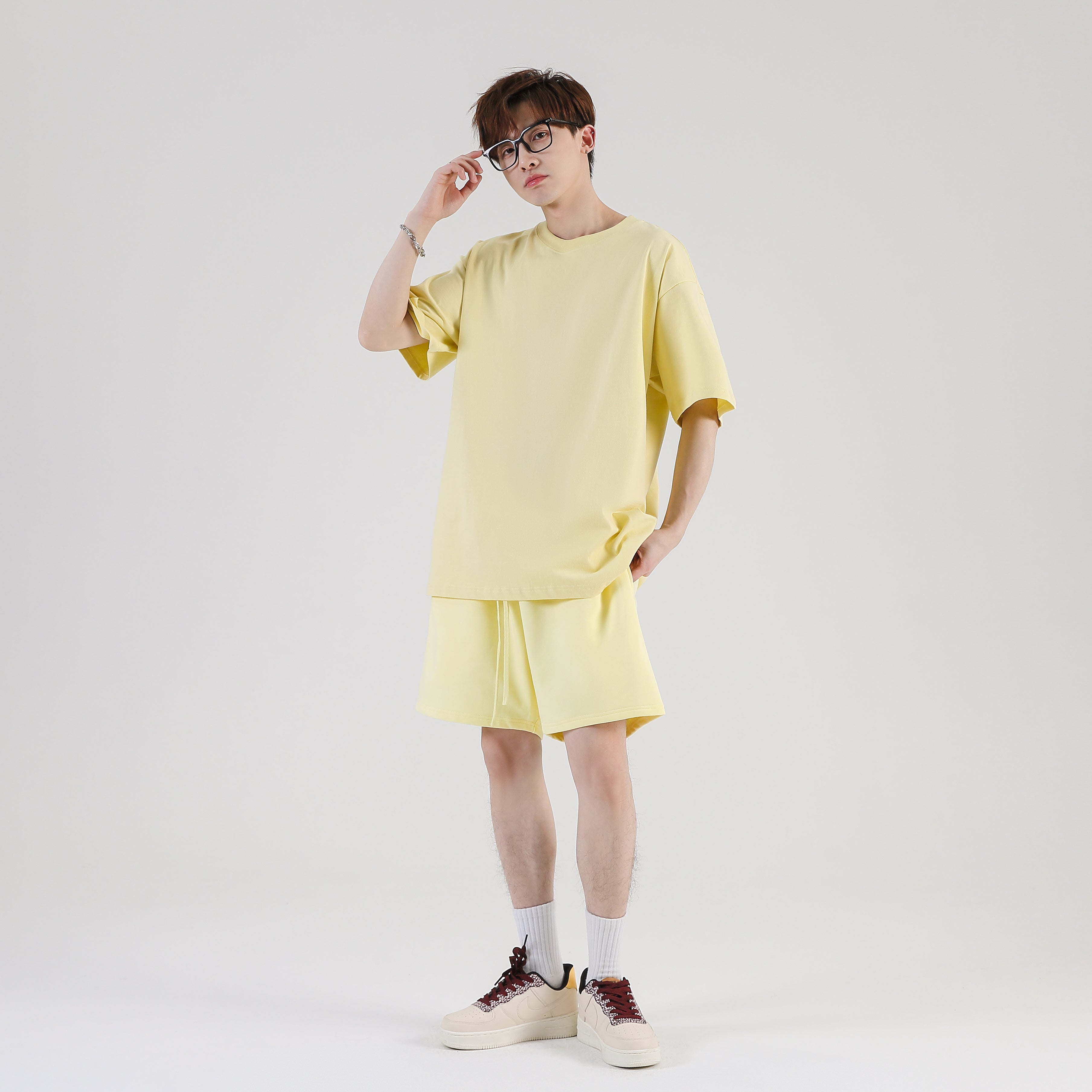 LL 245g 高品質厚版全棉成人短袖圓領T恤 - LL2450