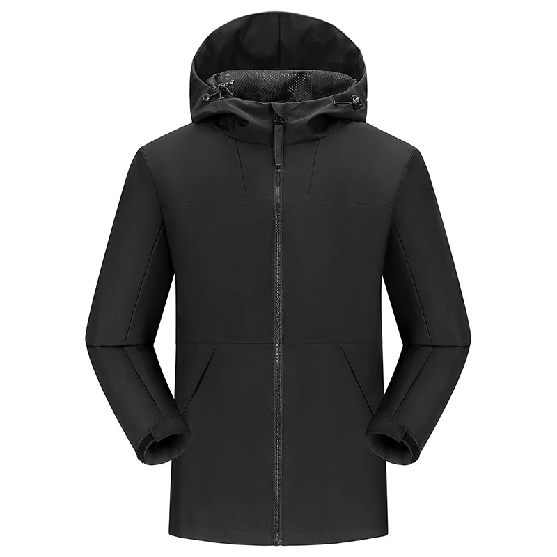 D22 - Windproof Long Sleeve Full-zip Parka