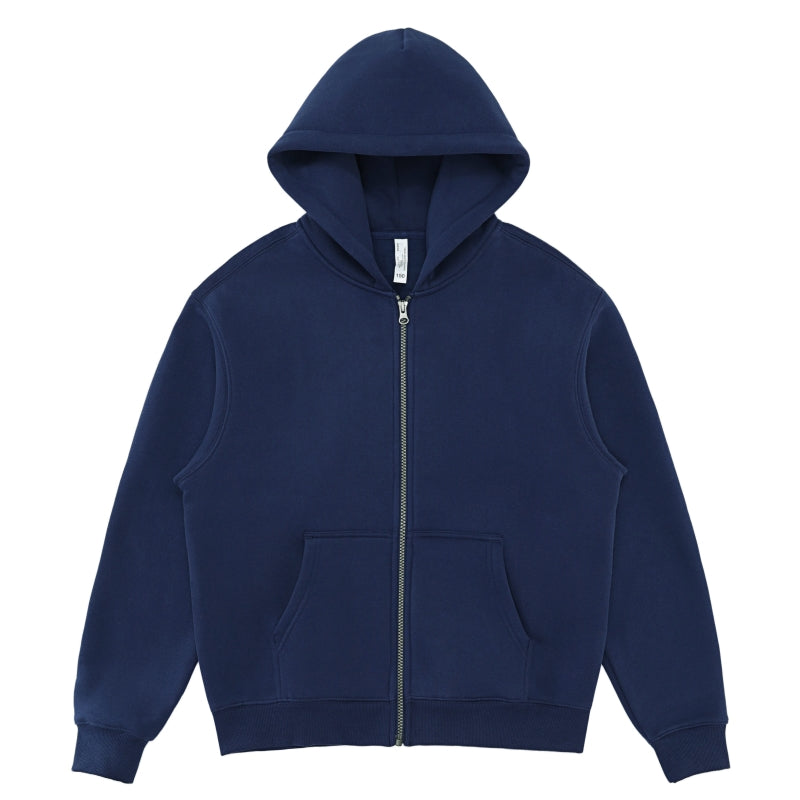 LL 350g 高品質加絨有帽拉鏈衞衣(童裝) - LL860b