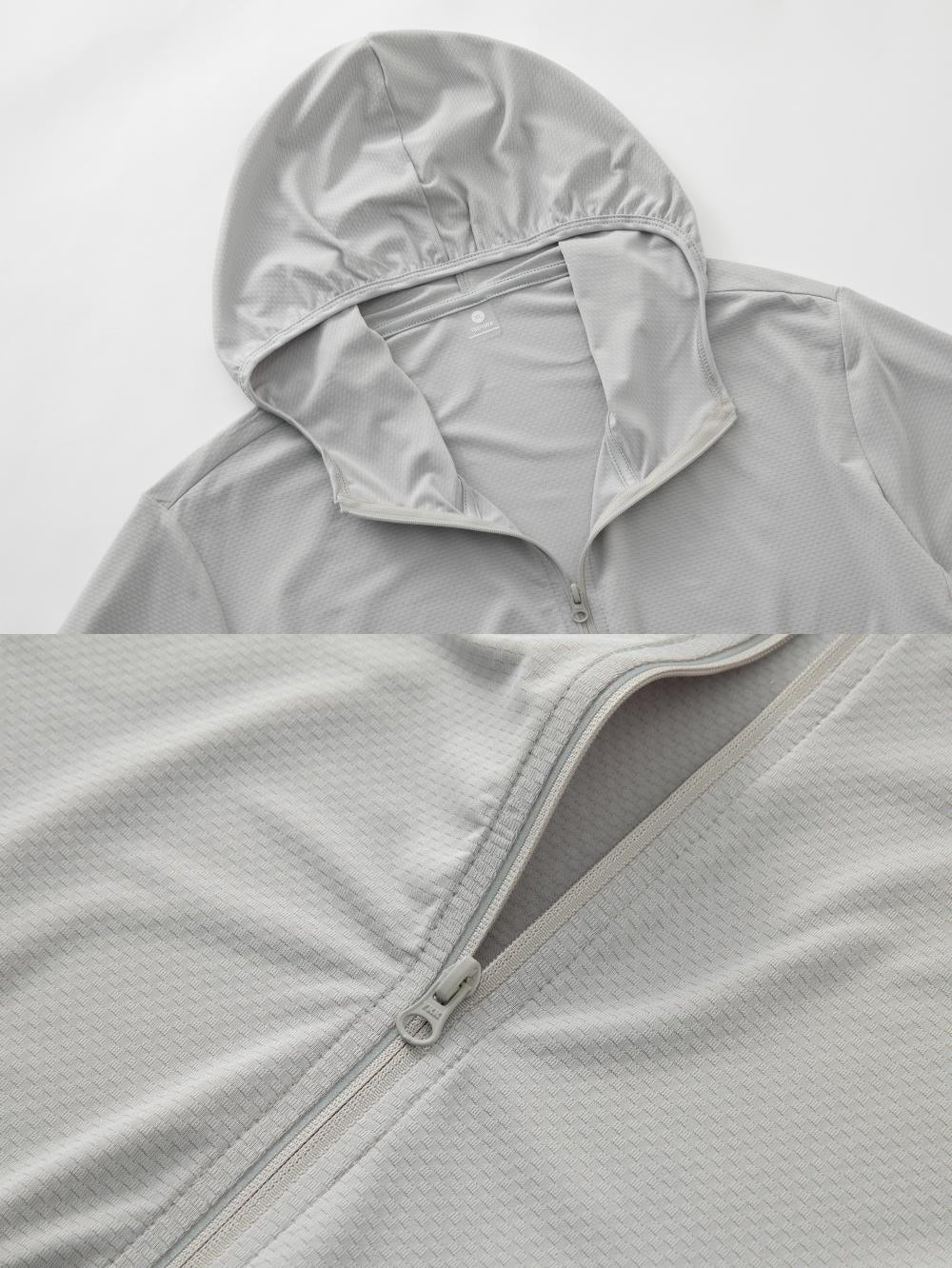 JK819 - Unisex Knitted Sun Protection Hooded Jacket Windproof Skin Coat