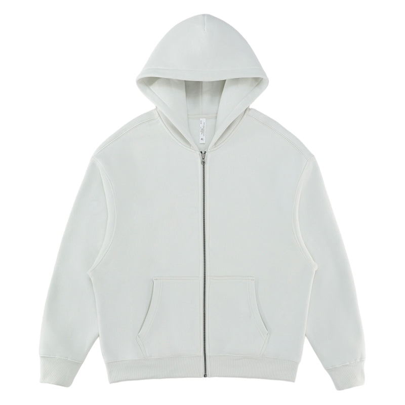 LL 350g 高品質加絨有帽拉鏈衞衣 - LL860