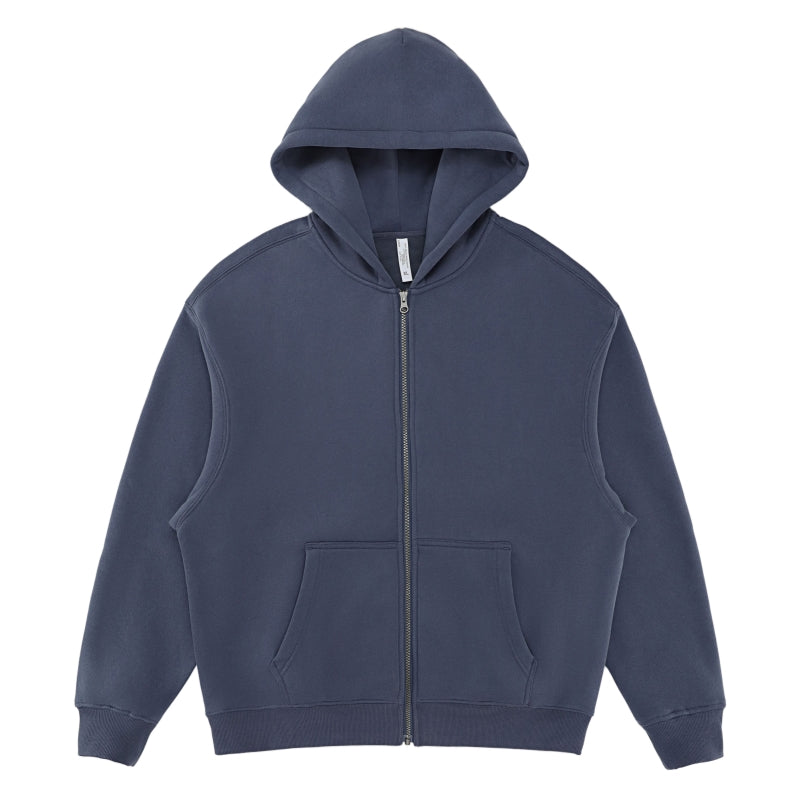 LL 350g 高品質加絨有帽拉鏈衞衣 - LL860