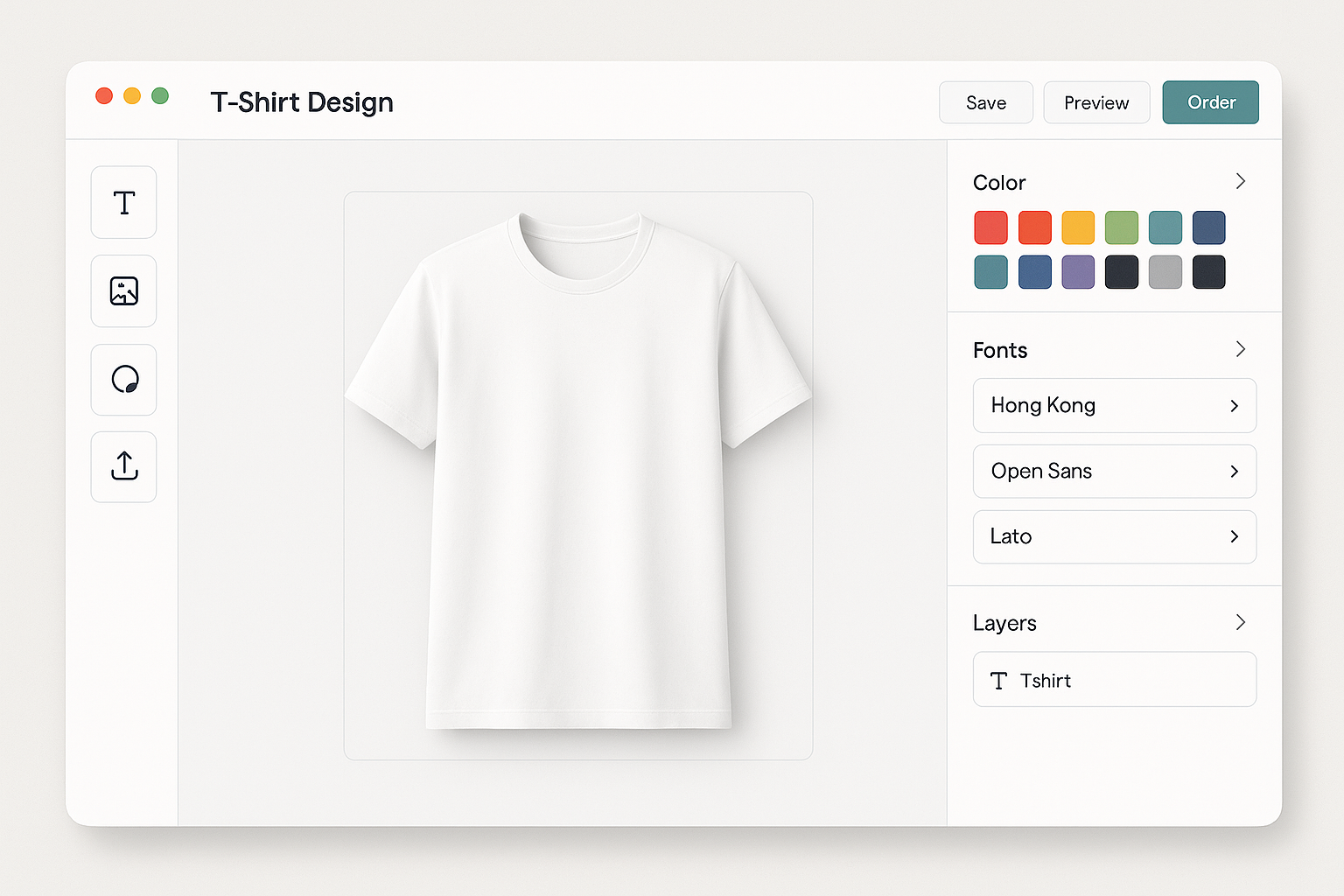 design tshirt platform