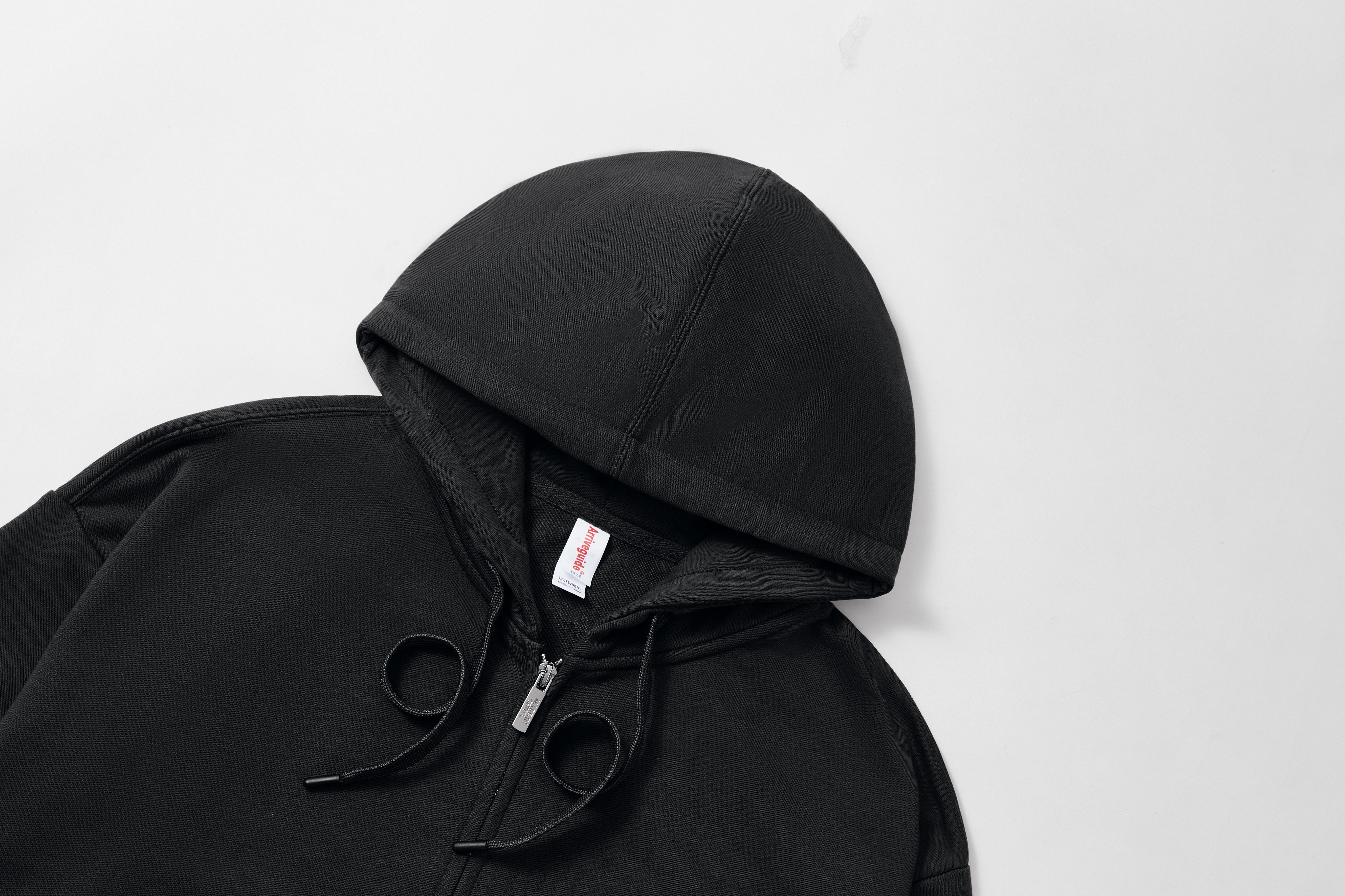 330g 時尚成人長袖毛圈Oversized有帽拉鏈衞衣 - K1020L