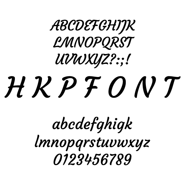 Fonts 字體選擇