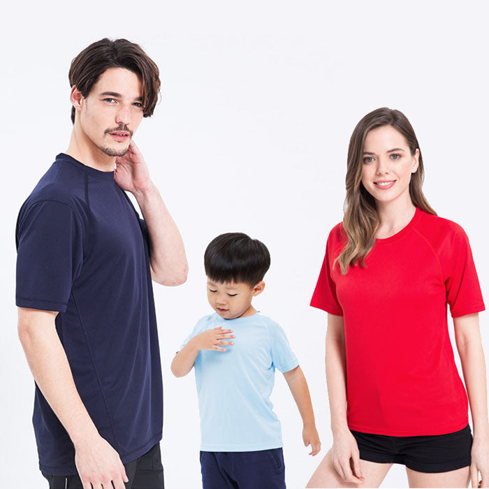  Hong Kong Production Limited 香港製品有限公司TSPA00 - EBAYTA 150g 運動快乾(設有童裝至成人碼)短袖圓領T恤(經濟活動款)T-Shirts